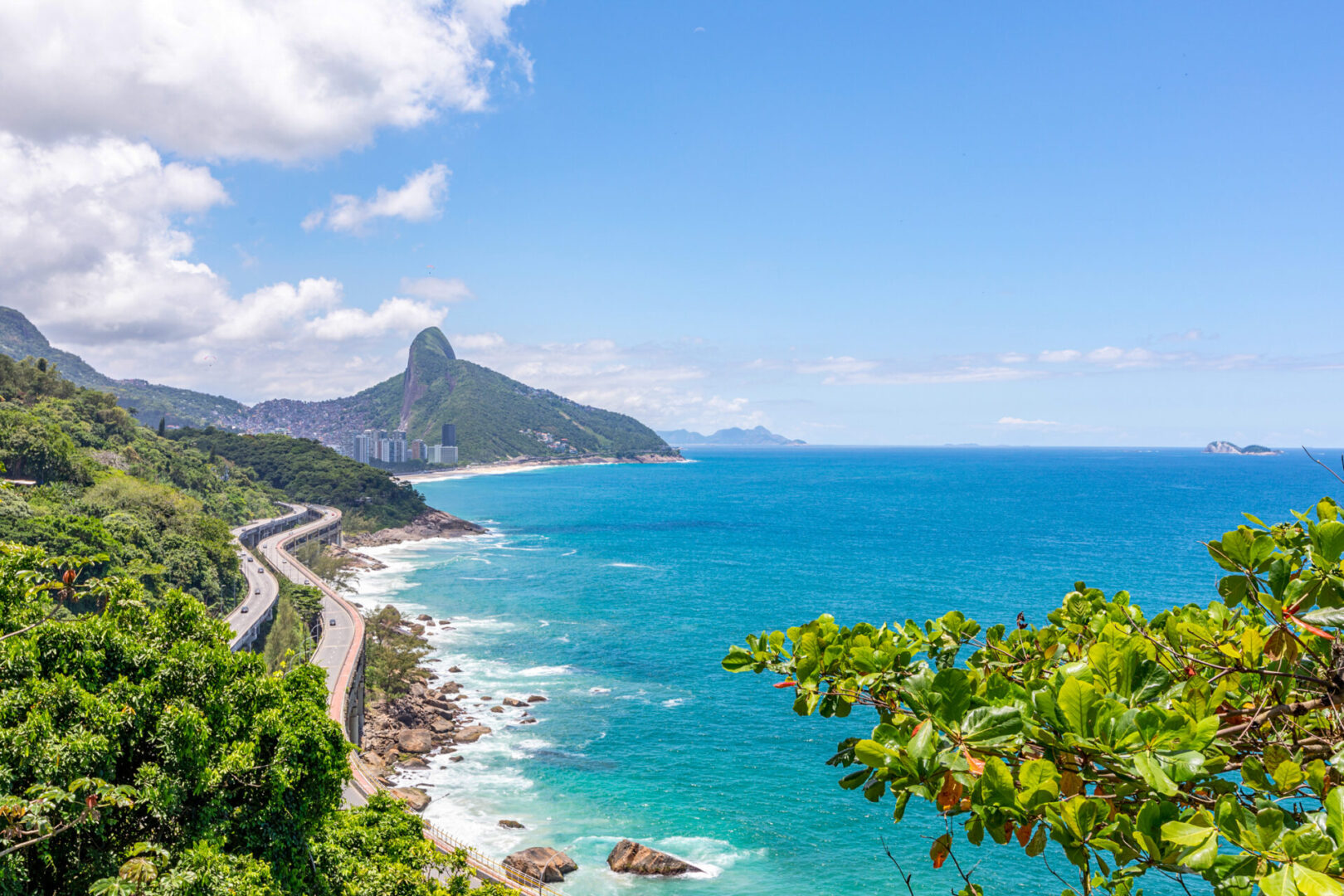 Interior overlooking the ocean